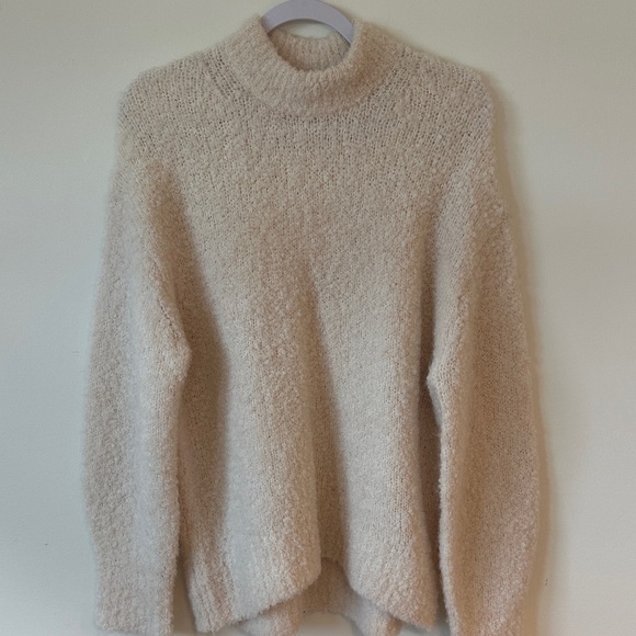 Madewell Cozy Cream Turtleneck Sweater - Picture 1 of 1